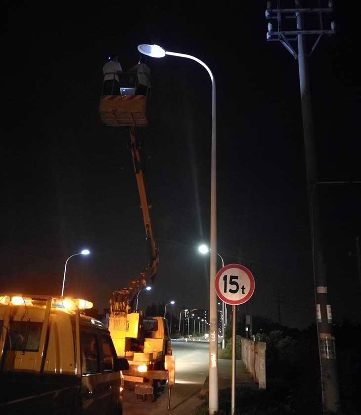 0污染光能路燈替換市電路燈