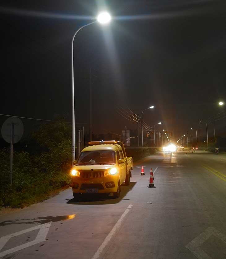 0維修光能路燈替換市電路燈