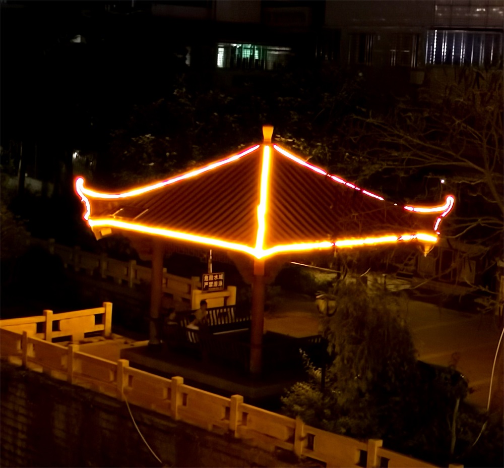 微光能景觀燈夜間效果