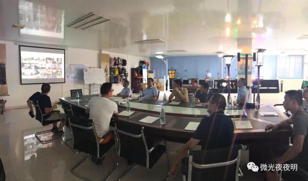 熱烈歡迎LY城投各項(xiàng)目部門領(lǐng)導(dǎo)，蒞臨《福建夜夜明新能源科技有限公司》考察交流